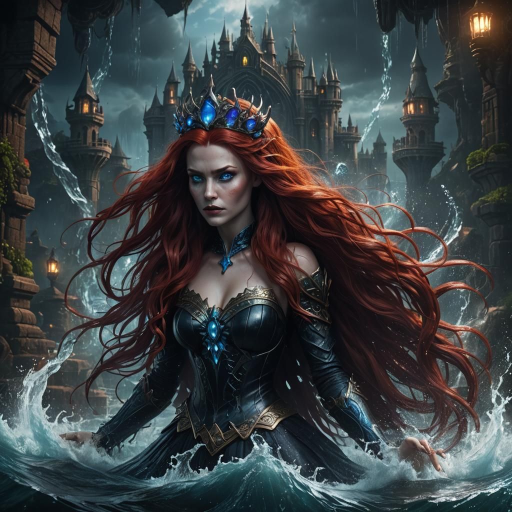 Dark Queen Ariel with Water Power