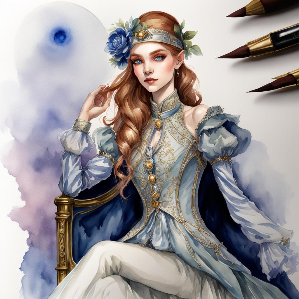 Elf in Victorian Fashion by Alexander McQueen