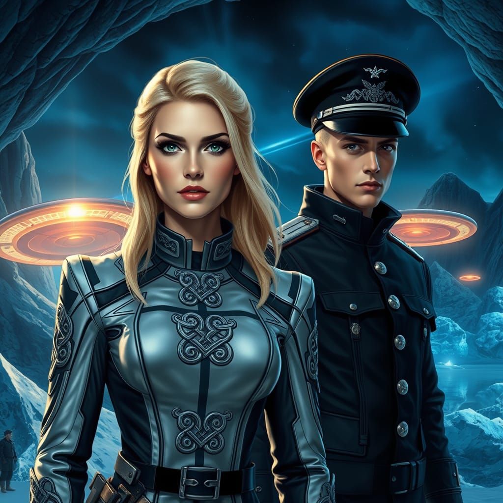 Maria Orsic in Arctic Base: Royo-Inspired Art