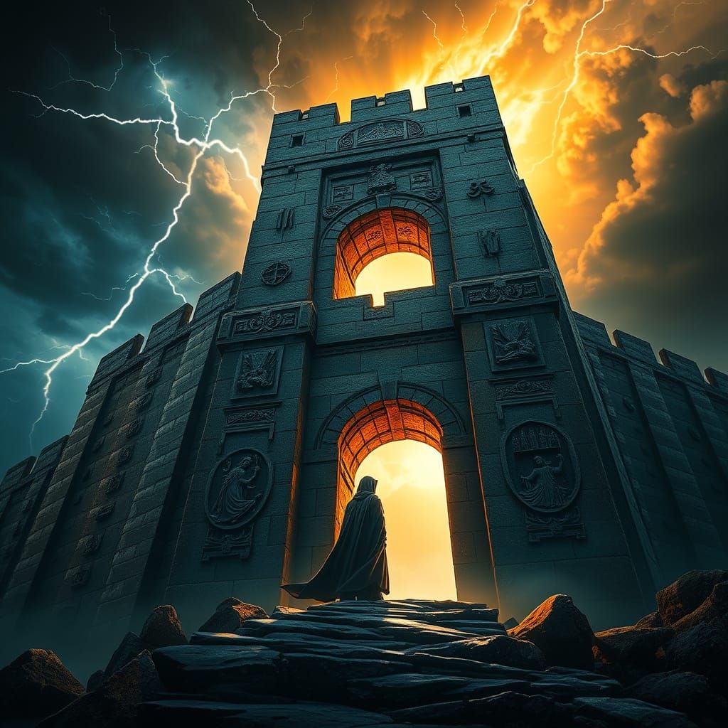 Strength and Refuge in Golden Light