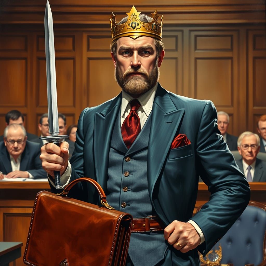 King Arthur Reimagined as Courtroom Lawyer