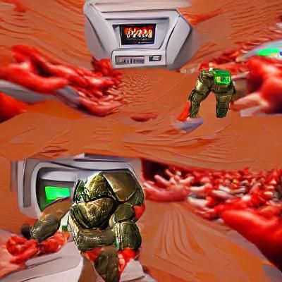 Apocalyptic Scene of Destruction and Despair