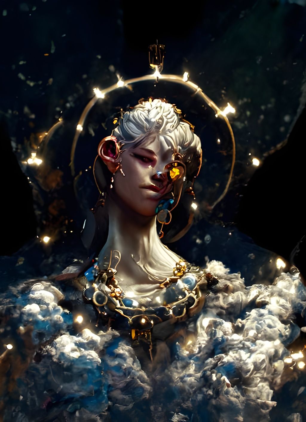 Ethereal Portrait of a Beautiful Celestial Being