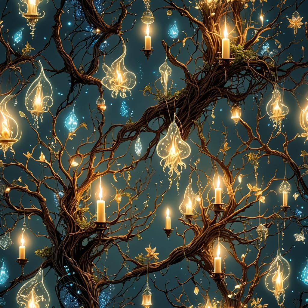 Bioluminescent Magic: A Radiant and Shimmering Display