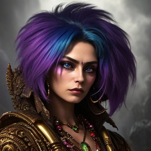 Troglodyte Woman Portrait: 3D Cinematic Cryptid Taxidermy