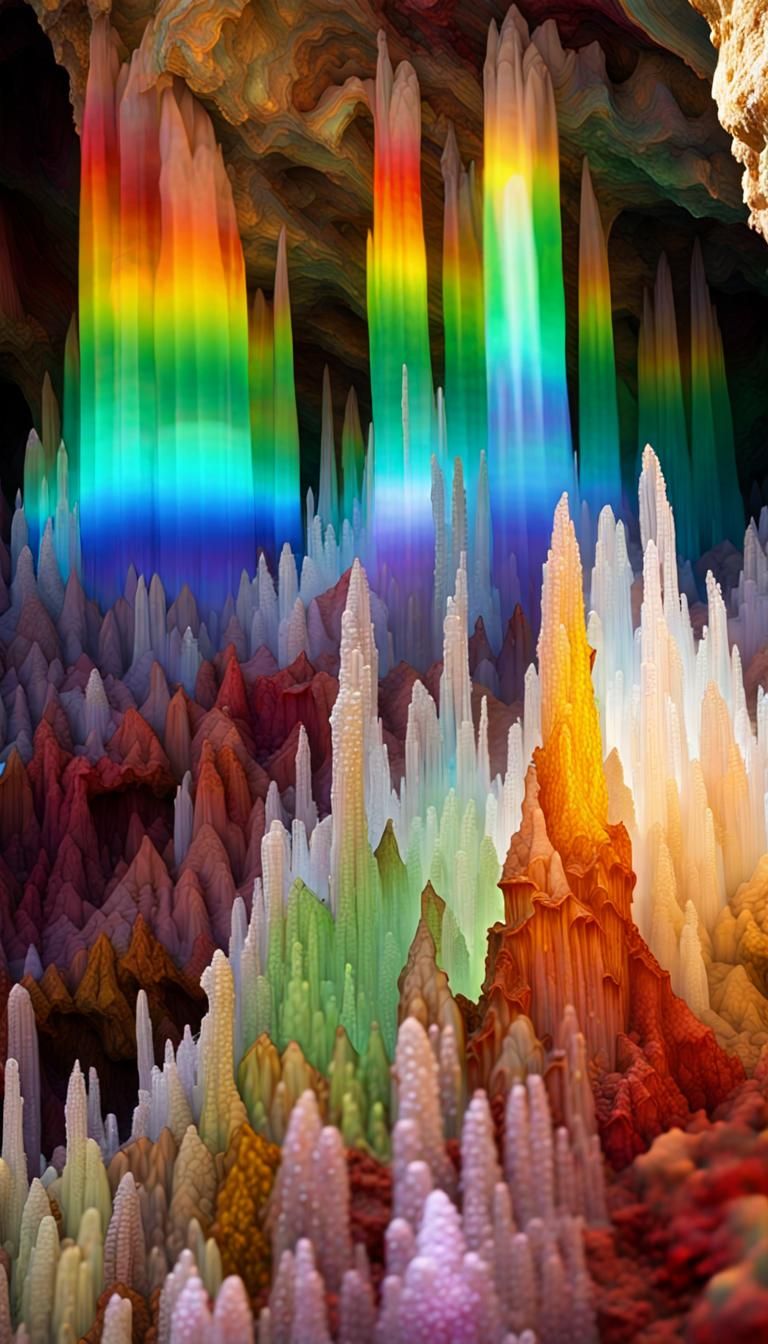 Rainbow Crystal Cave: A Cathedral of Color