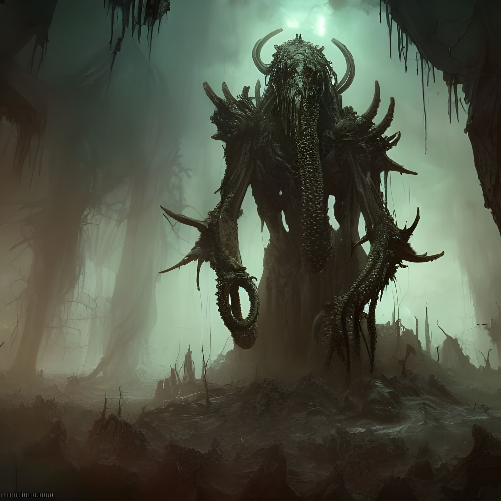 Post-Apocalyptic World Ruined by Lovecraftian Elder God