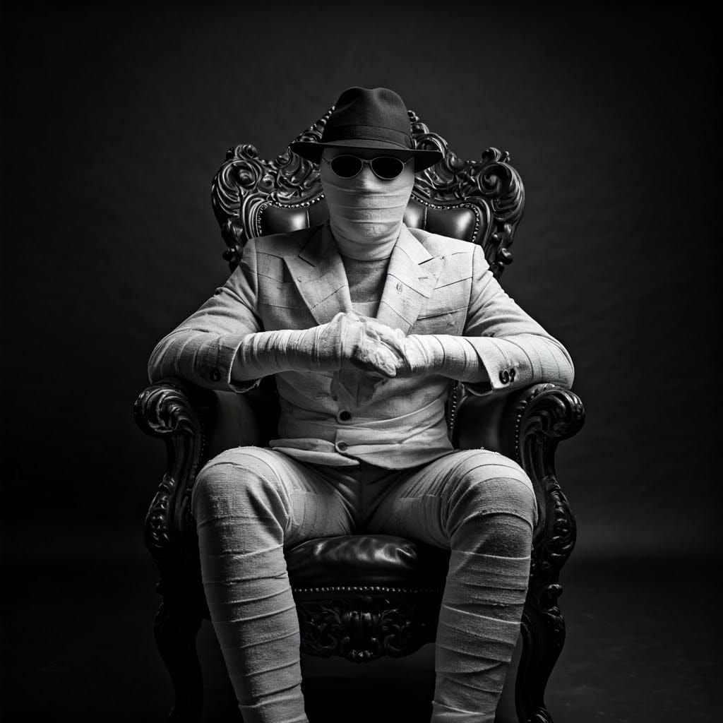 Film Noir Portrait of the Invisible Man