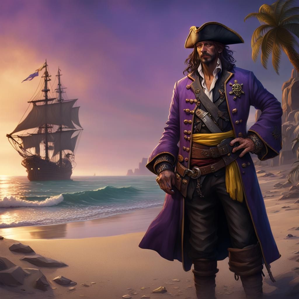 Pirate Judges Neighbor: Dark Fantasy Concept Art