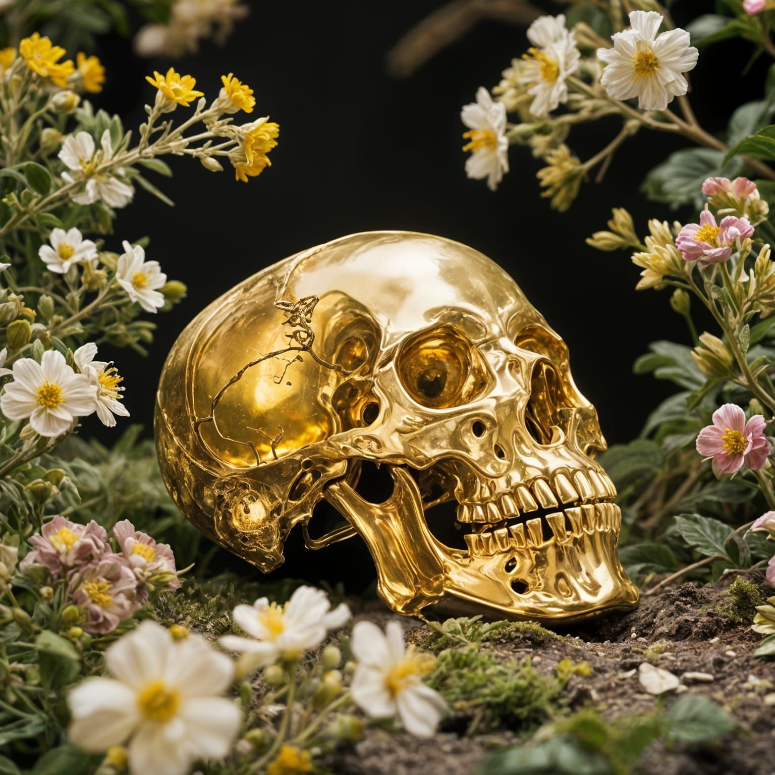 Ossa Aurata Et Florum Marcescunt