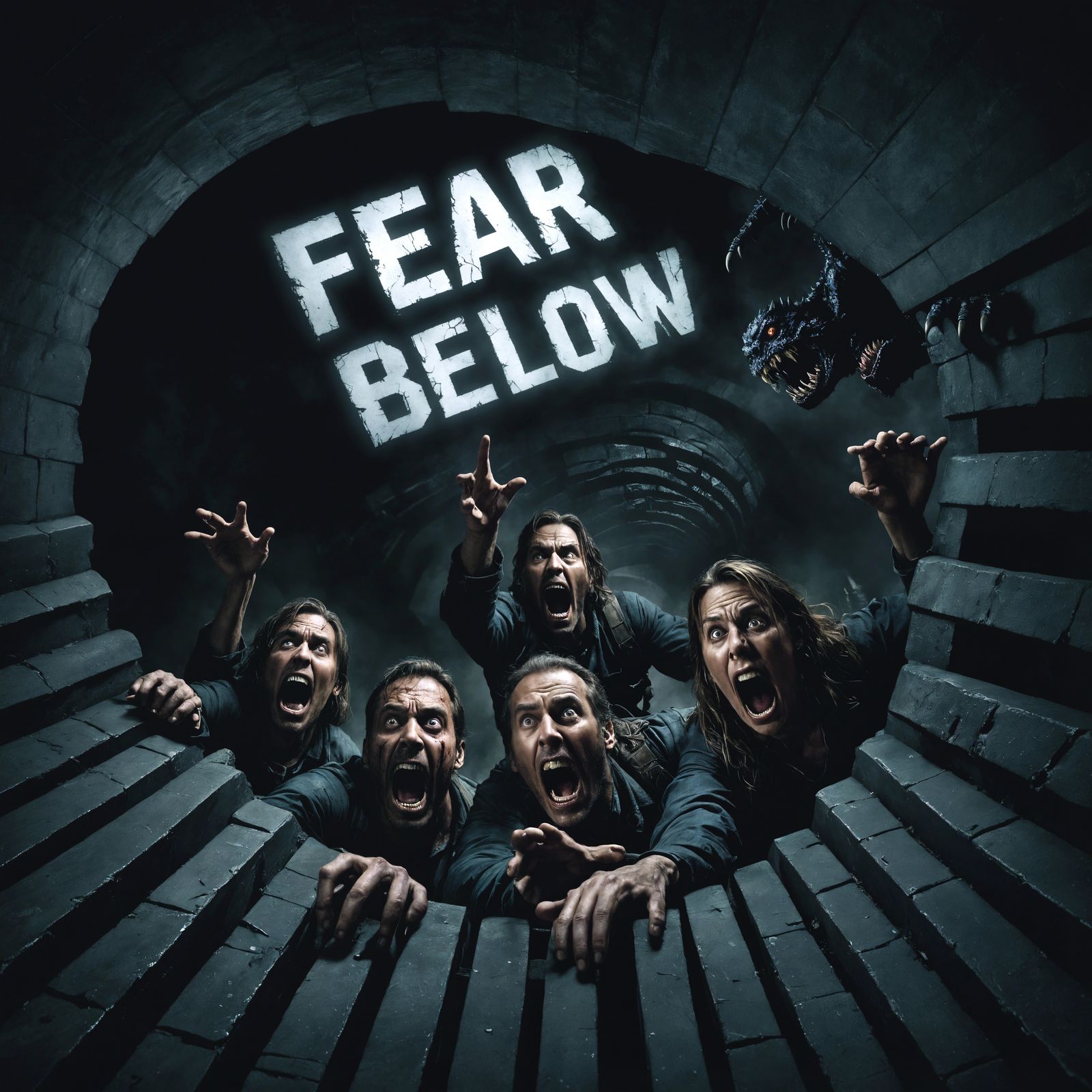 Menacing Monsters Emerge in Spine-Chilling Movie Poster