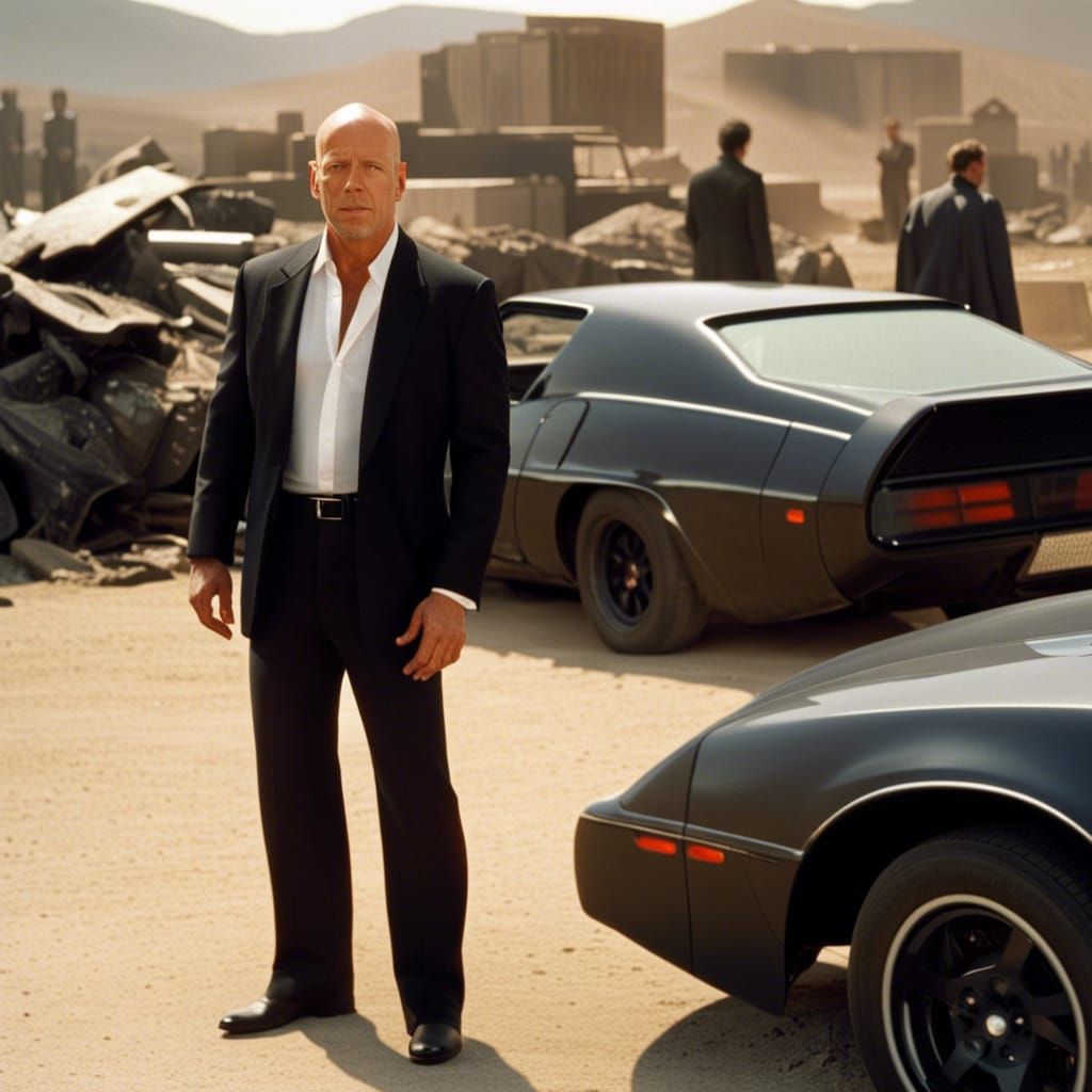 War Zone Encounter: Bruce Willis and Knight Rider