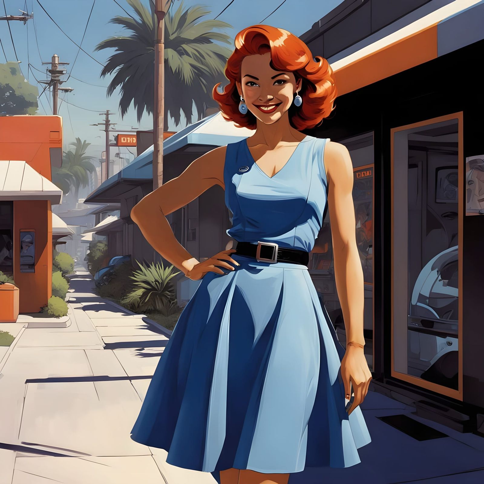 Modern Betty Rubble in Los Angeles