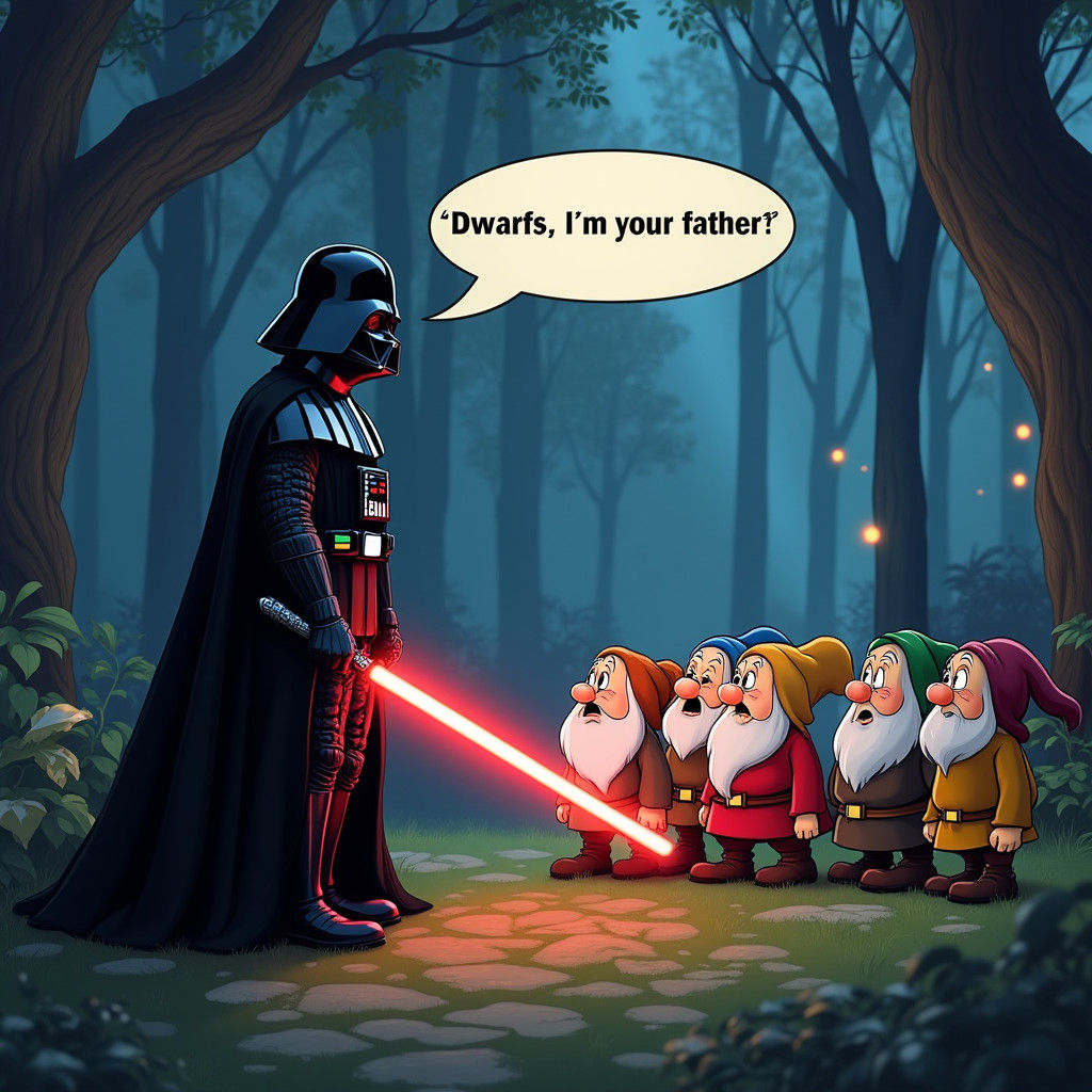 Darth Vader Meets the Seven Dwarfs