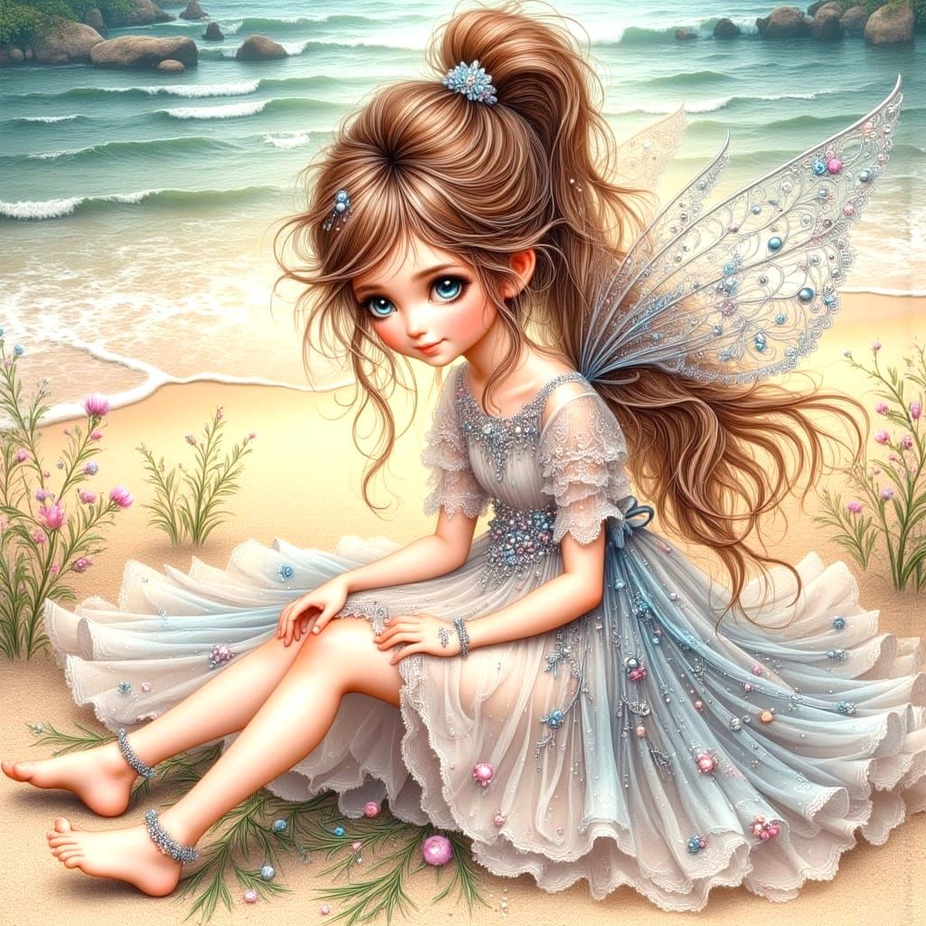 Enchanting Fairy with Whimsical Details