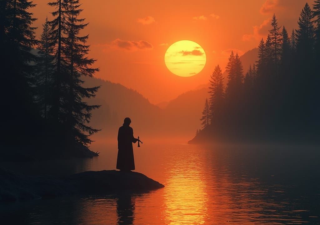 Abstract Music and Light: A Journey of Harmony