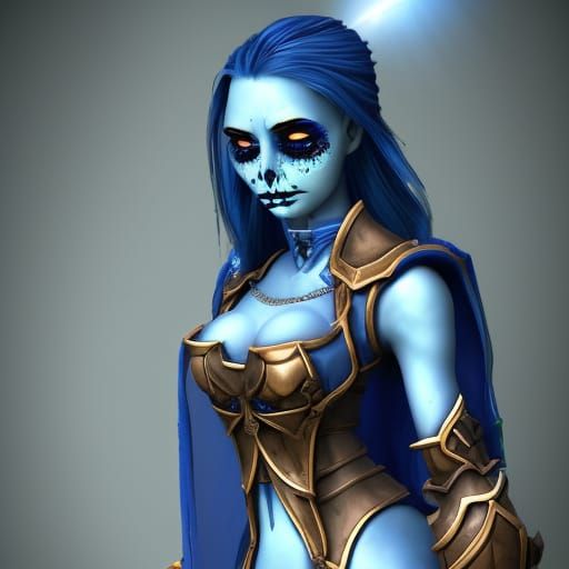 female undead Paladin