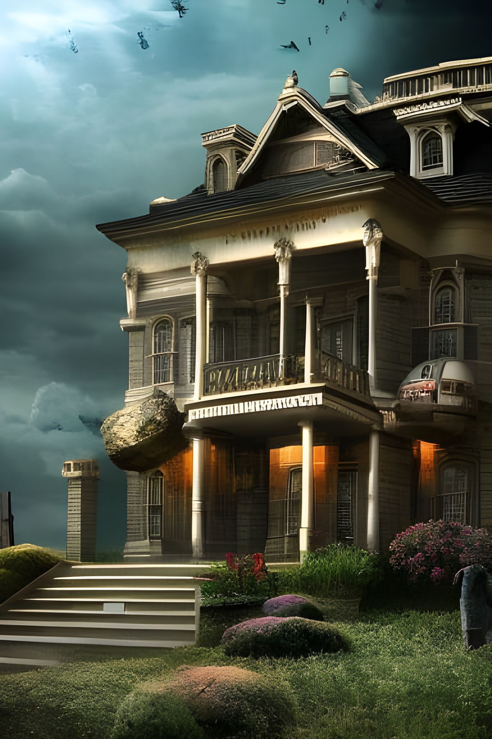 Cinematic Digital Painting: A House of Memories