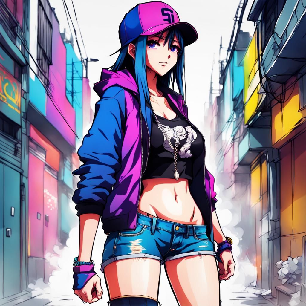 Badass anime girl