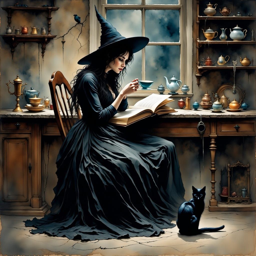 "It says here," mentioned Black Esme, "that newts are amphib...