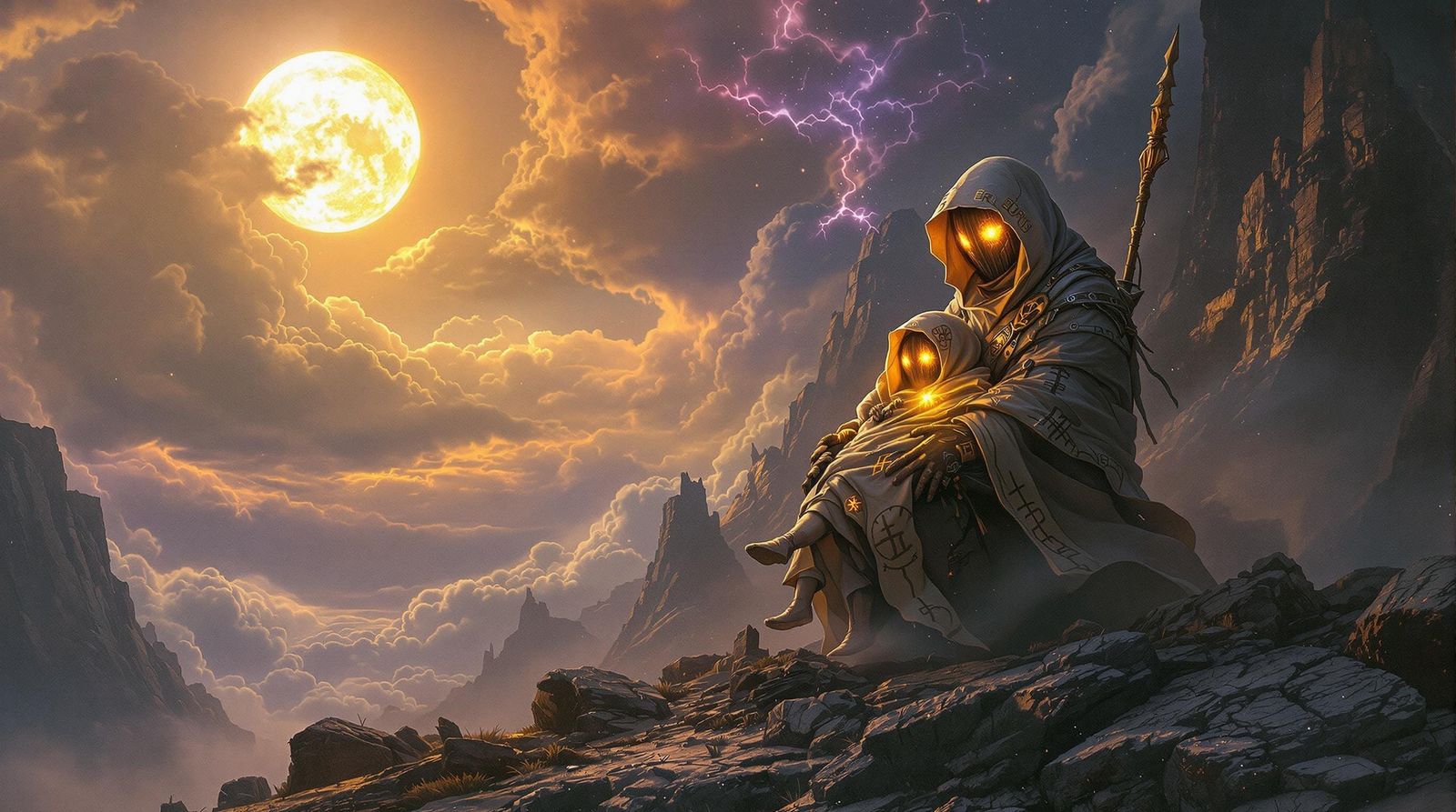 Ashpunk Pilgrims in Twilight Ruins