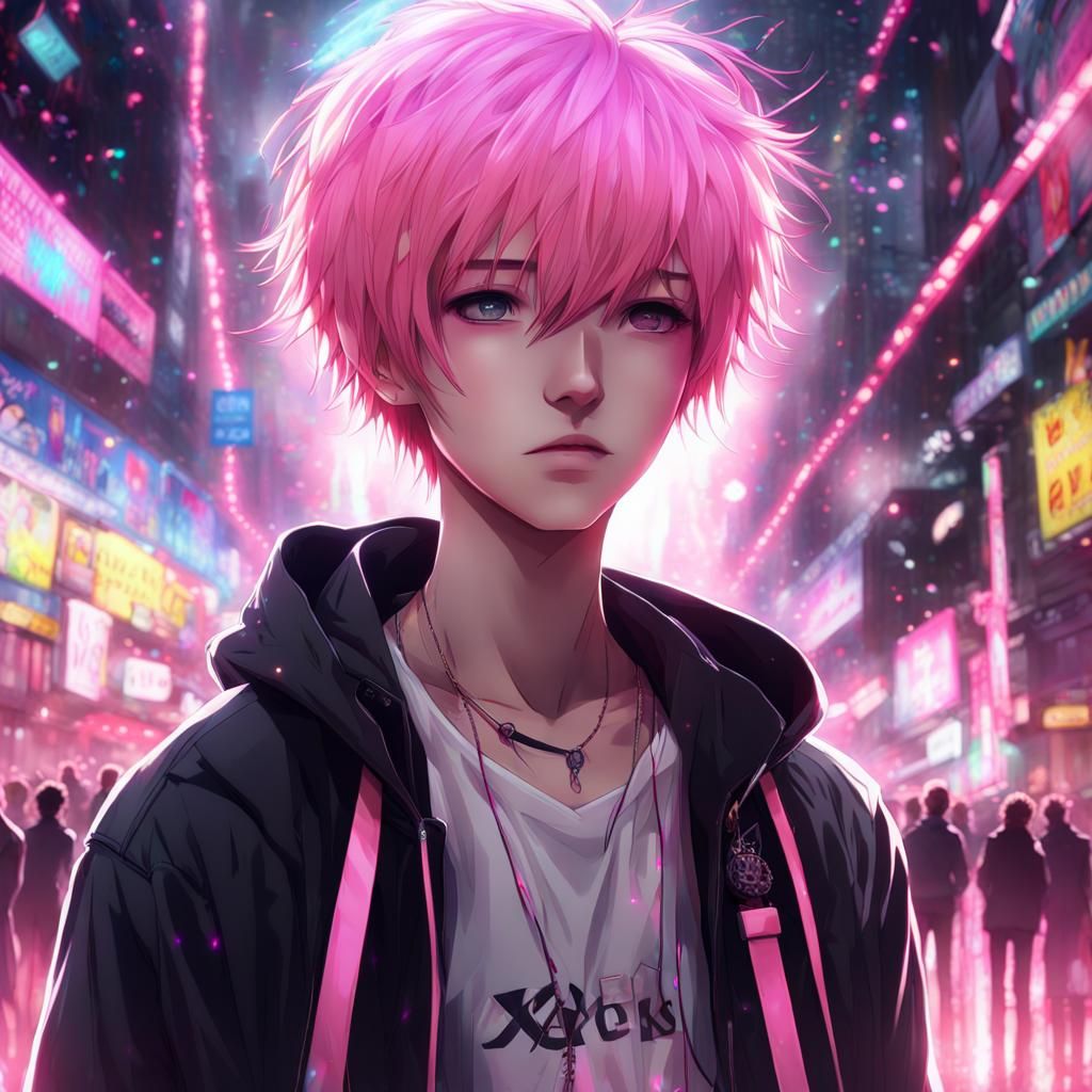 Pop Idol in Visual-Kei Fashion on Stage