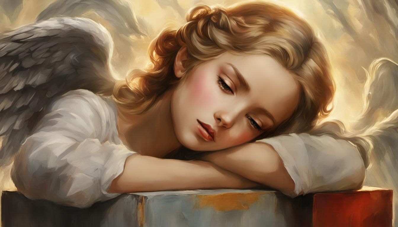 5 Pictures (2): Screen background 16:9 on the theme of angel...