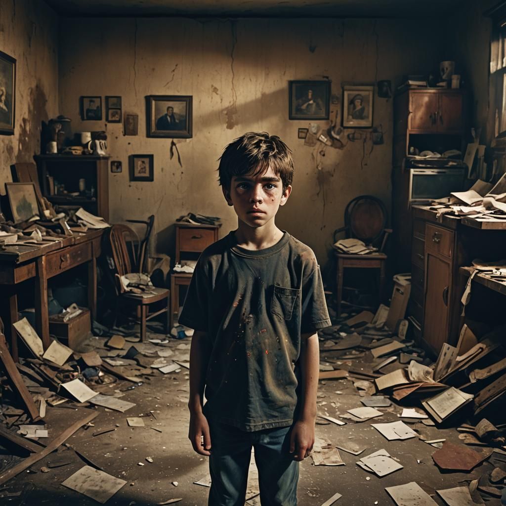 Emotional Turmoil: A Cinematic Family Portrait