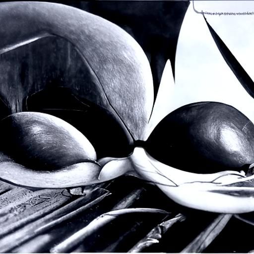 Rouge the Bat: Hyperdetailed Charcoal Drawing