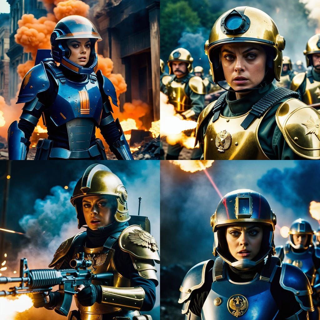 Mila Kunis as Futuristic Napoleonic Soldier: Cinematic Film ...
