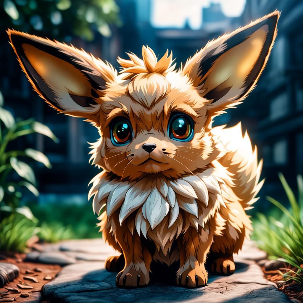 Hyperrealistic Eevee in High Definition