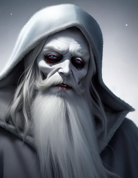 Undead Ded Moroz Digital Art