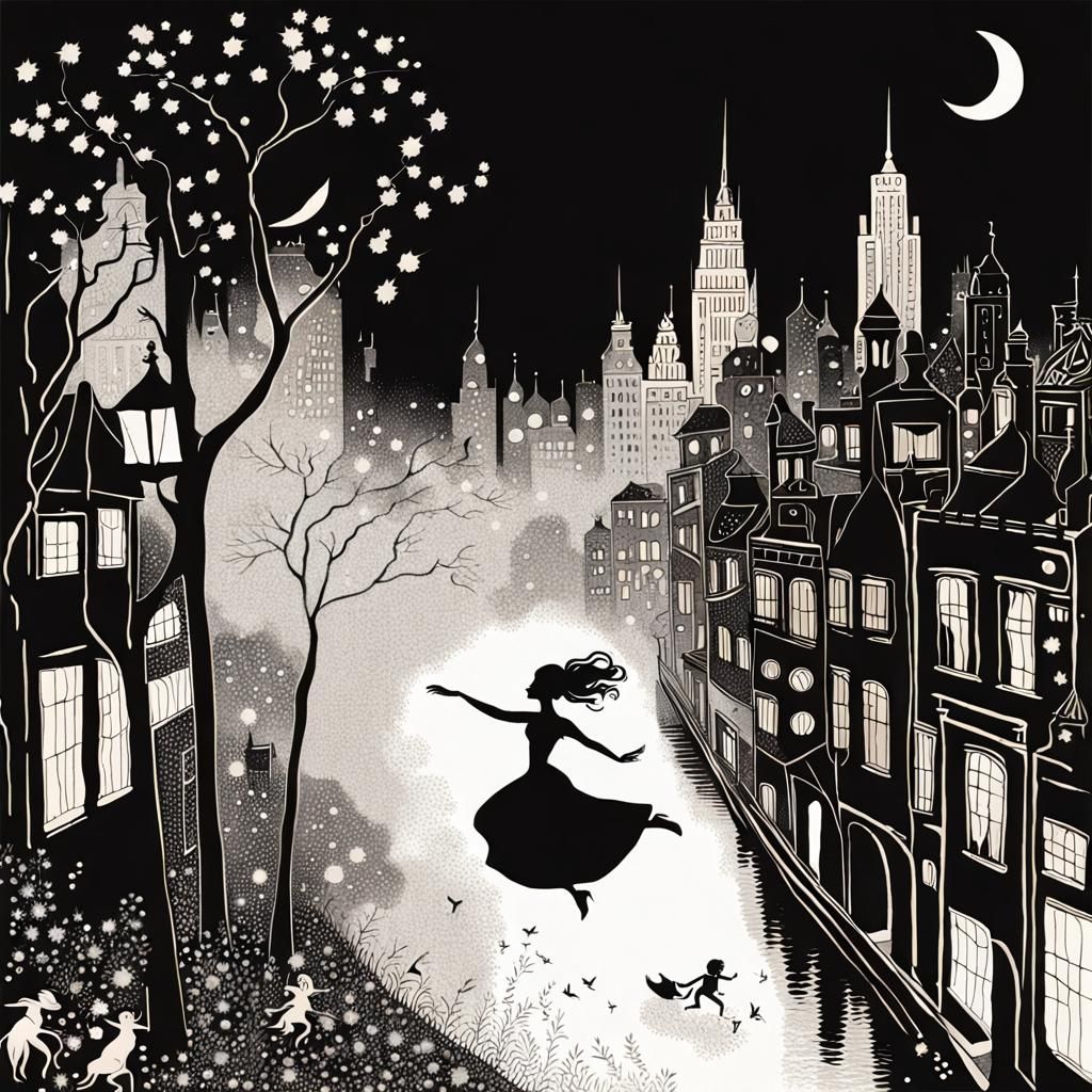 Whimsical Dreams Carried by Lively Wind in Ultrahyperdetaile...