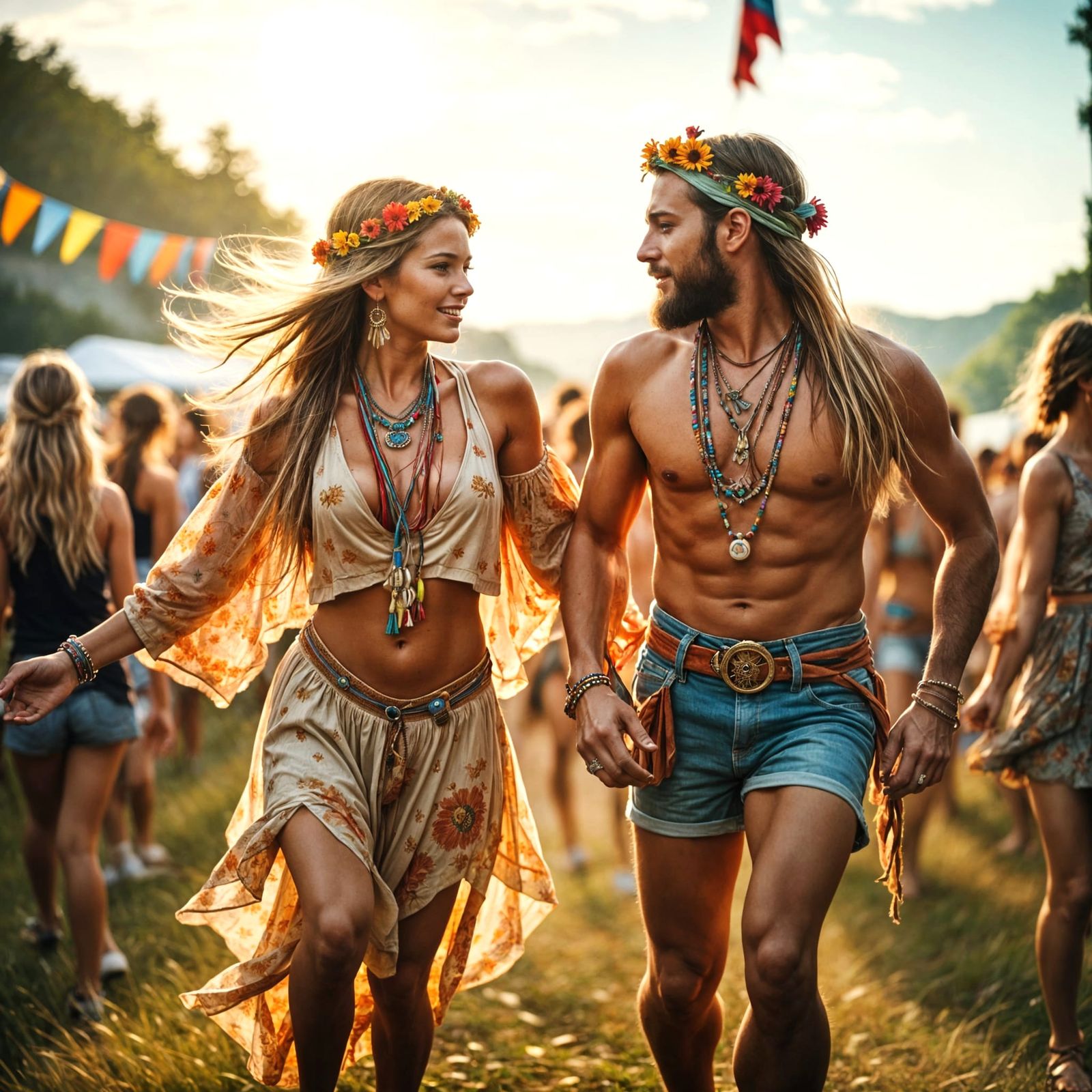 Groovy Hippies Capture the Spirit of Woodstock