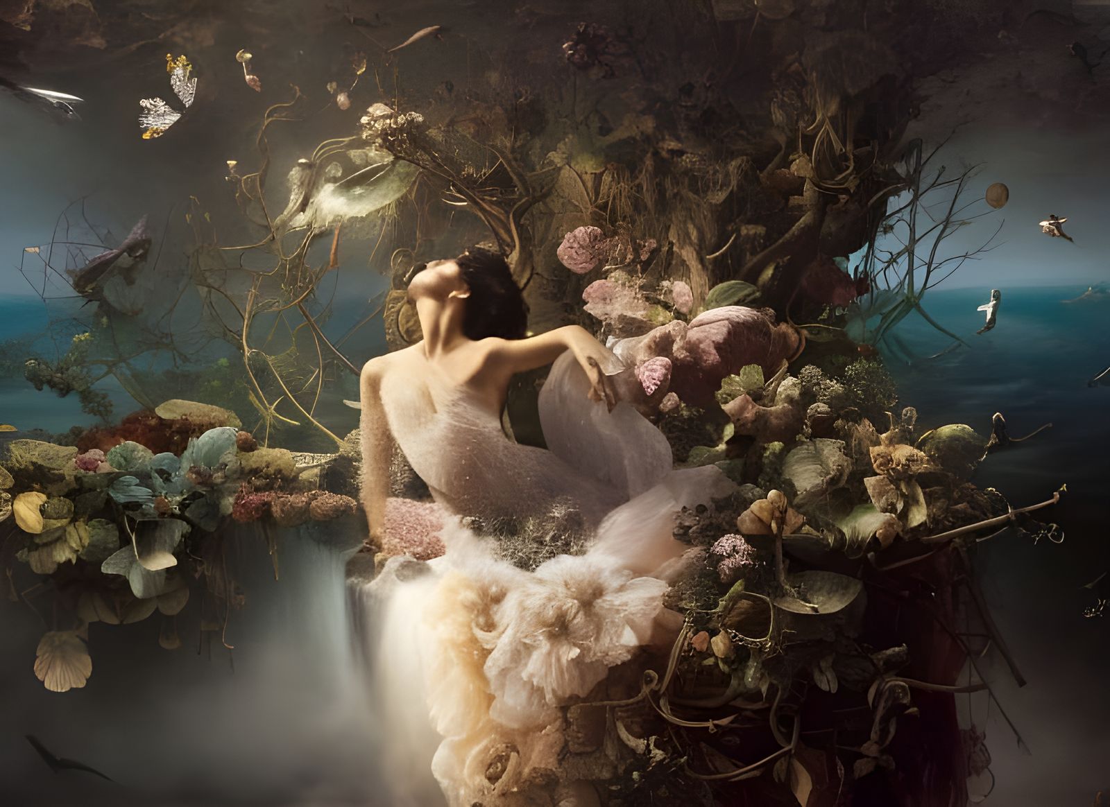 Recursive Mandelbulb Junctions in Hyper-Real Painting