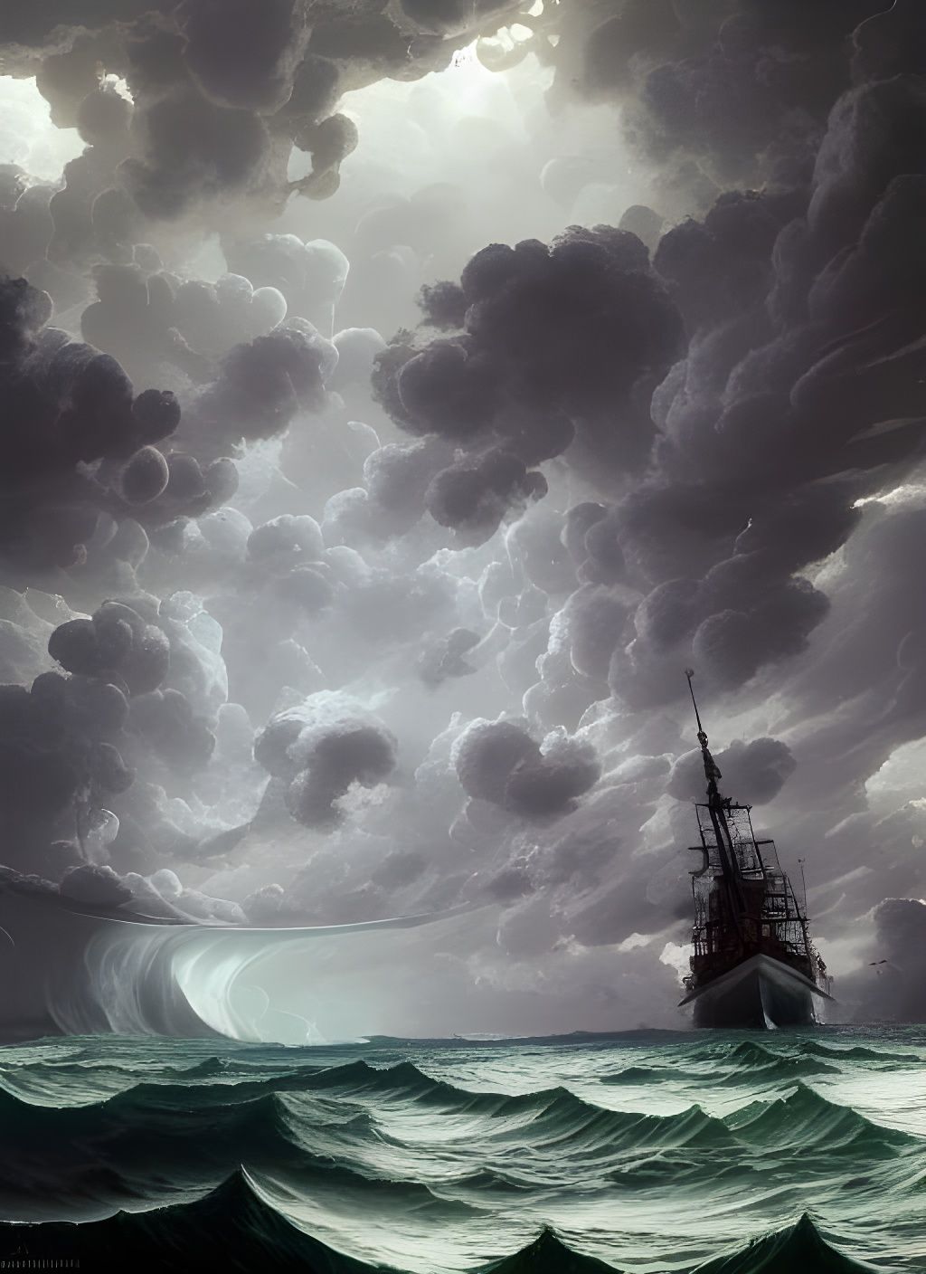 Stormy Seas: Ship in a Digital Tempest