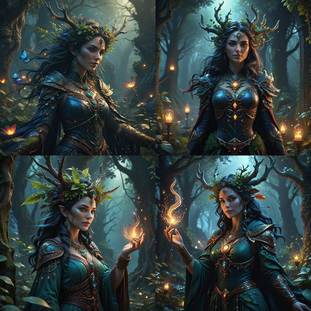 Enchanted Druidess Unleashes Harmony Magick