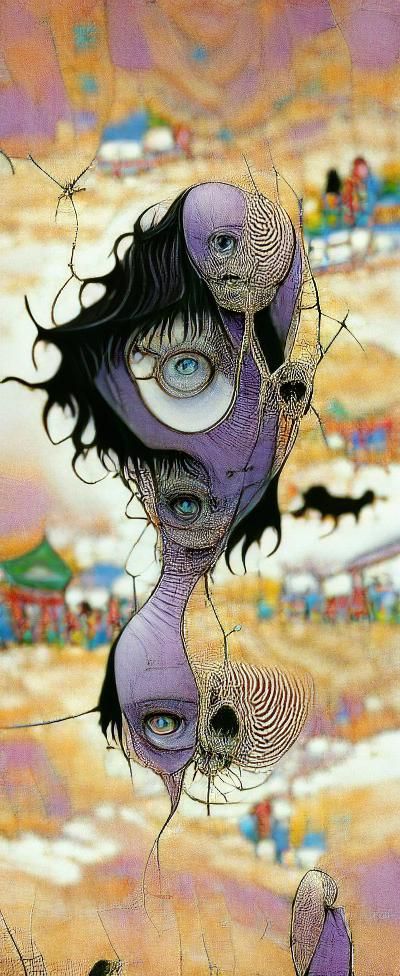 Surreal Horror Wallpaper Inspired by Masters