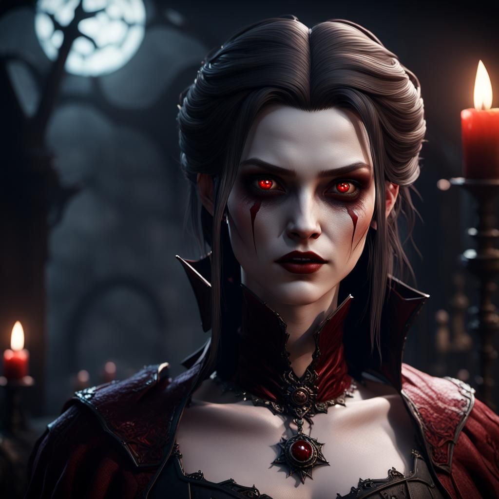 Vampire's Love: 3D Cinematic Game Graphics