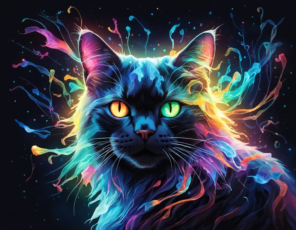 Bioluminescent Cat With Neuroplastic Synesthesia