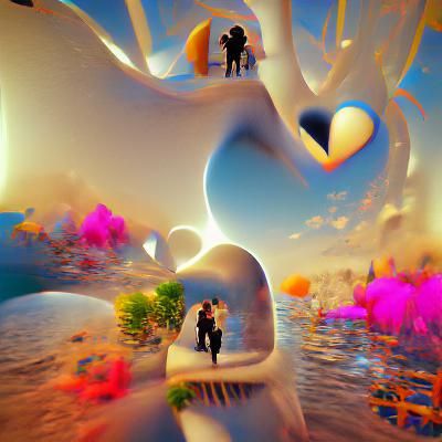 Timeless Embrace: A Musician and His Muse