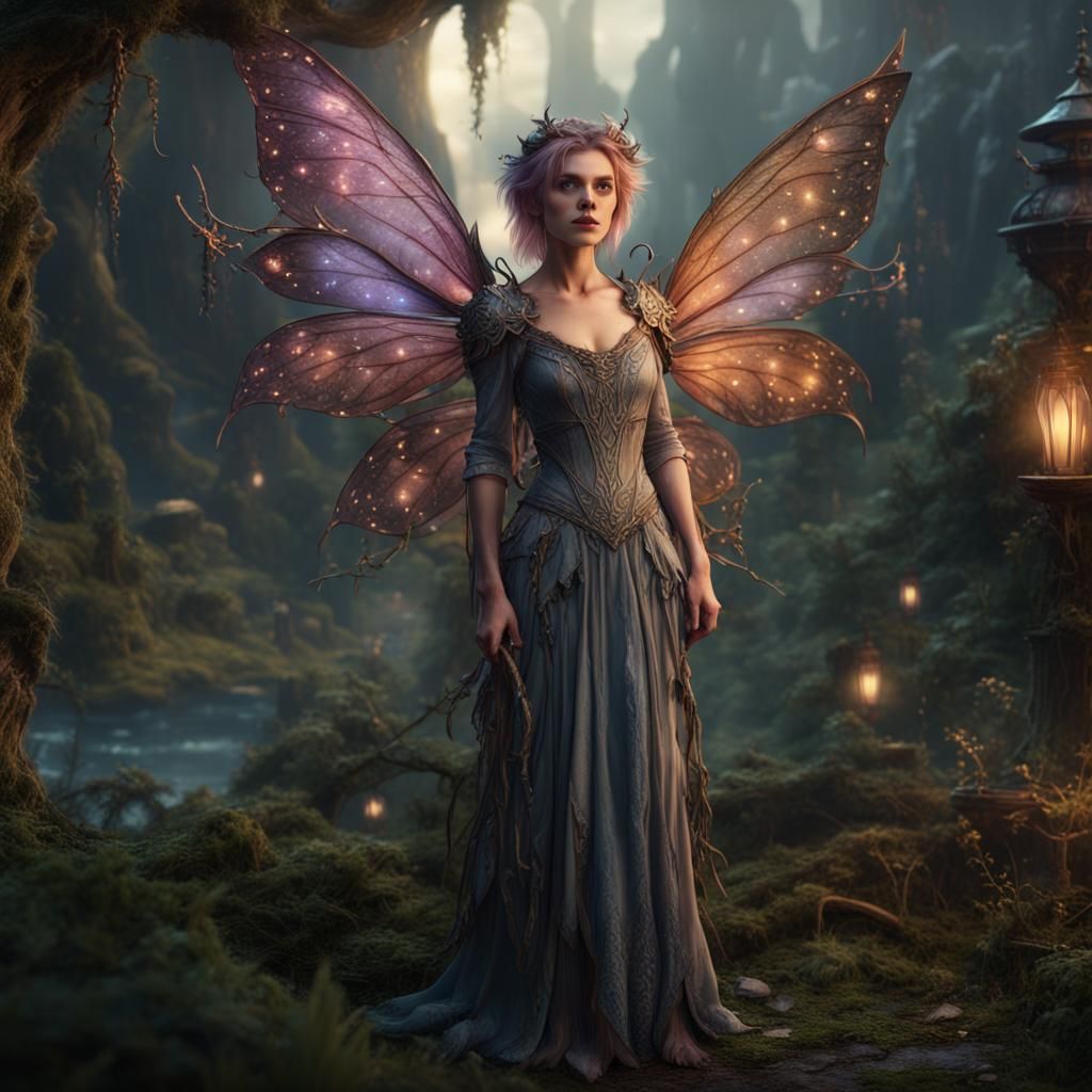 Lucy Gray Baird as a Fantastical Fairy