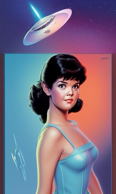 Phoebe Cates in Star Trek Concept Art