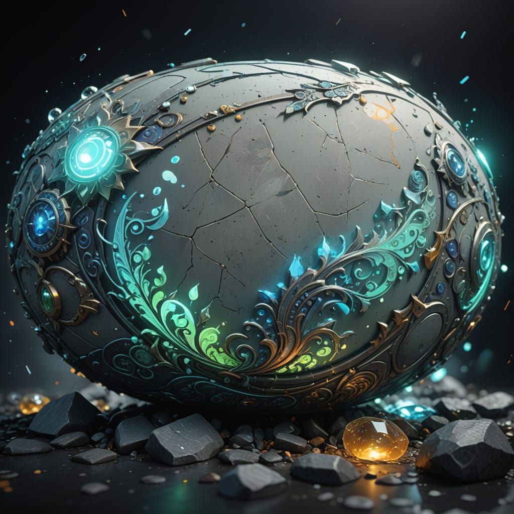 Mysterious Ancient Artifact in a Fantasy World