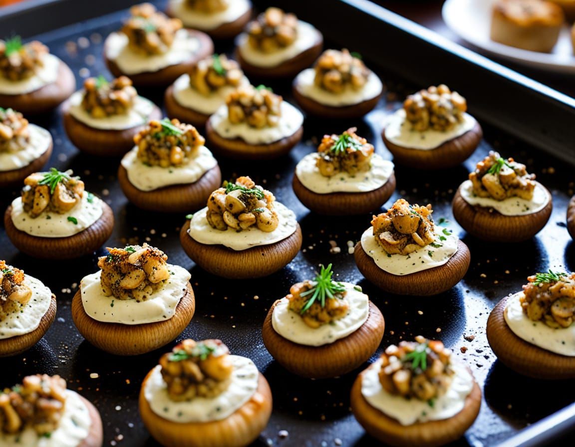 Cream Cheese Stuffed Mushrooms: Delicious Appetizer