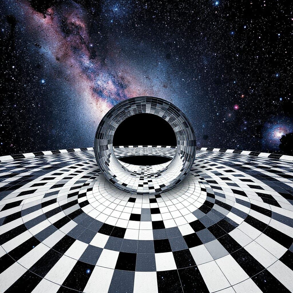 Vortex Grid: A Hyperrealistic Optical Illusion