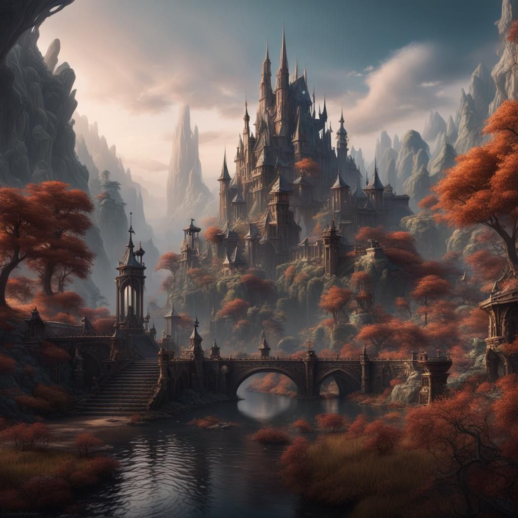 Reddit as a Detailed Matte Painting
