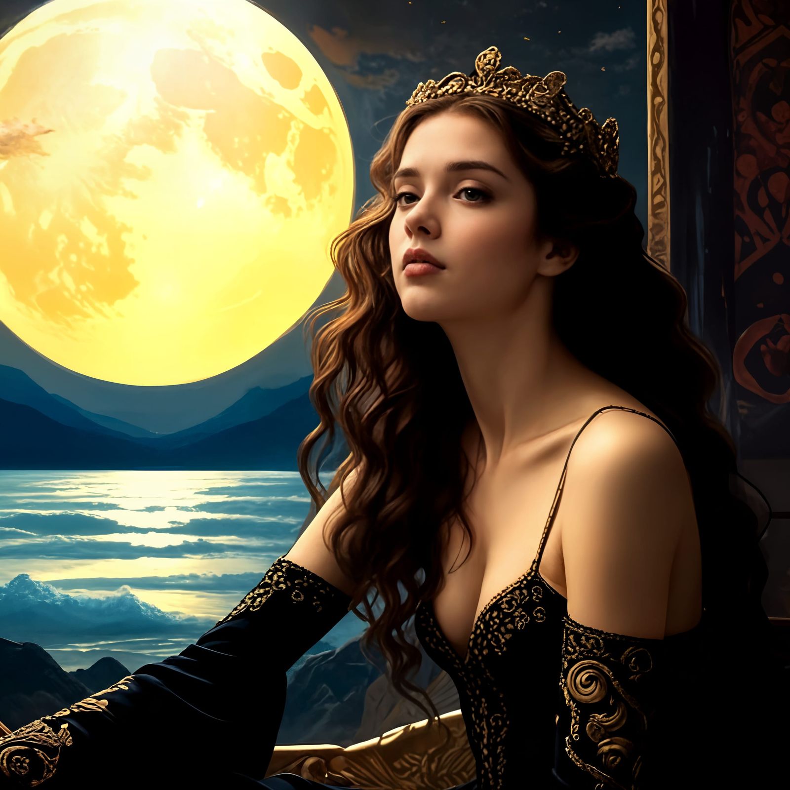 Beautiful Smiling Woman with Blue Eyes and Full Lashes