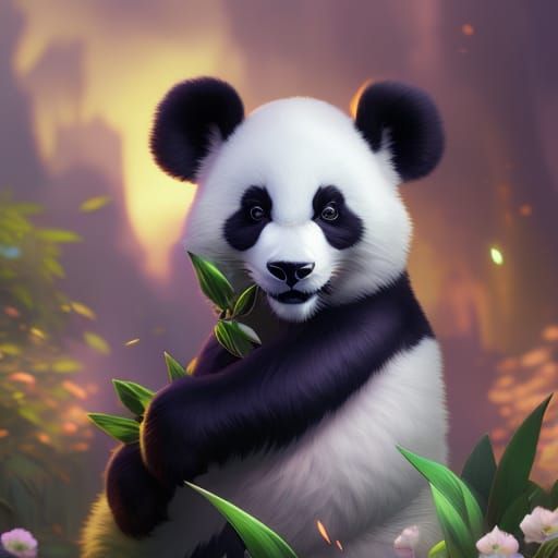 cute panda