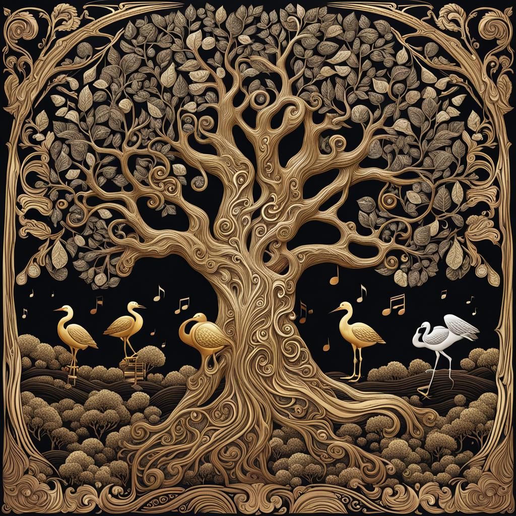 Musician Tree of Life Fusion Playing Music